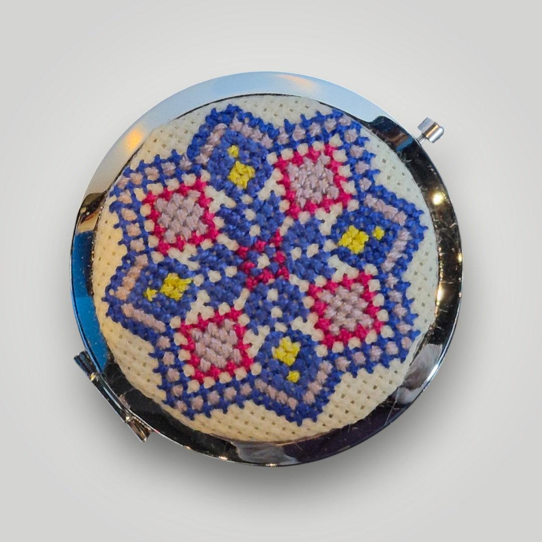 Tatreez Compact Mirror