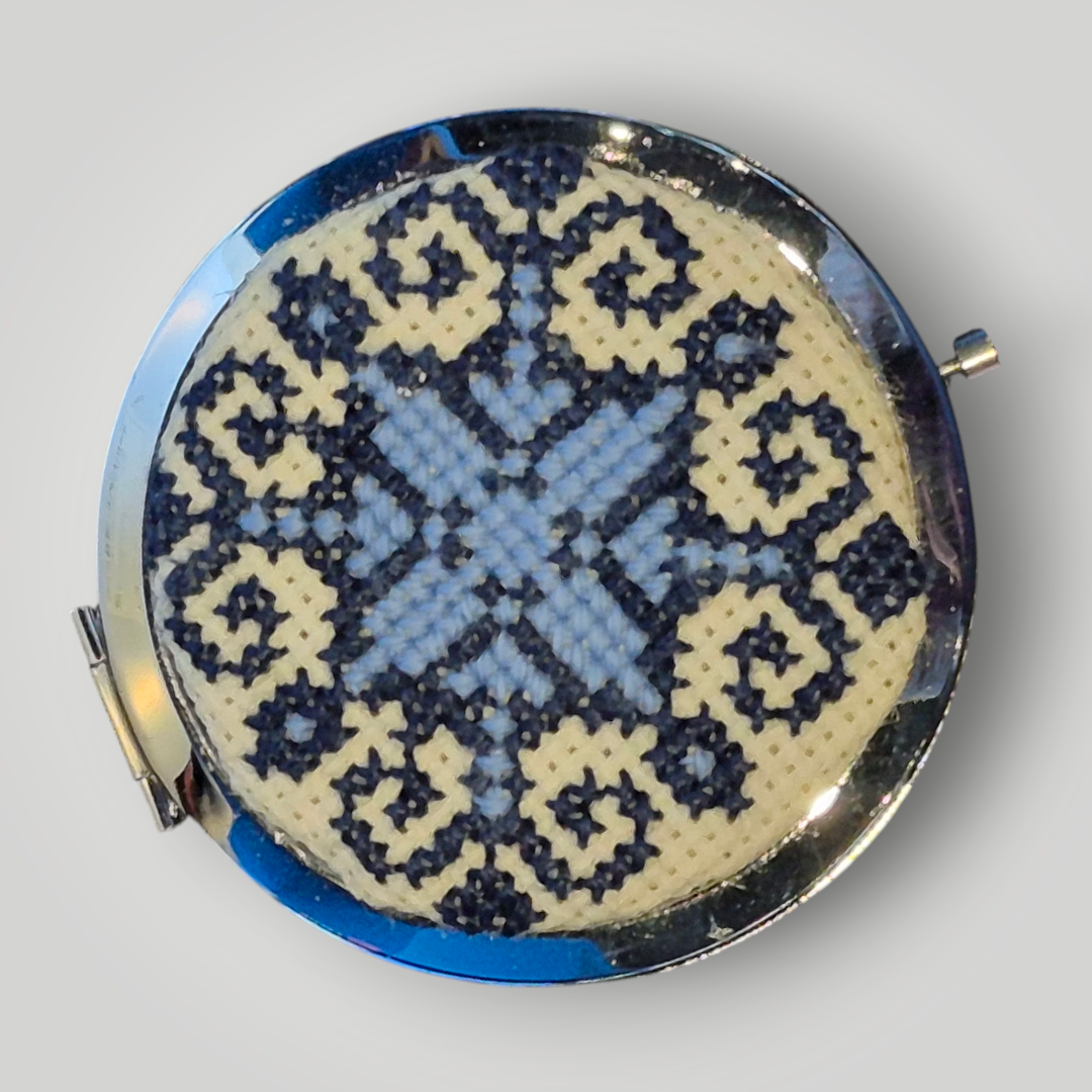 Tatreez Compact Mirror