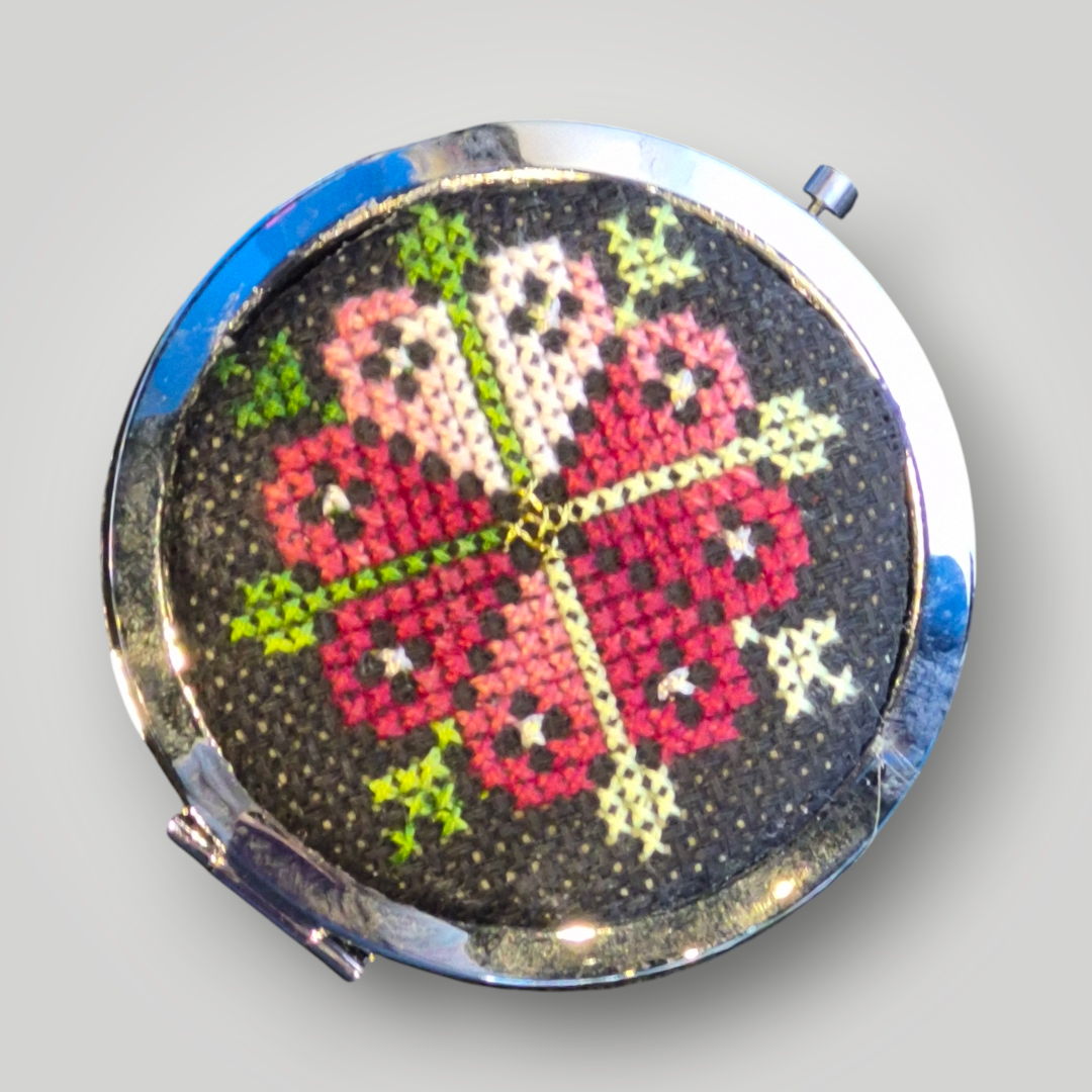 Tatreez Compact Mirror