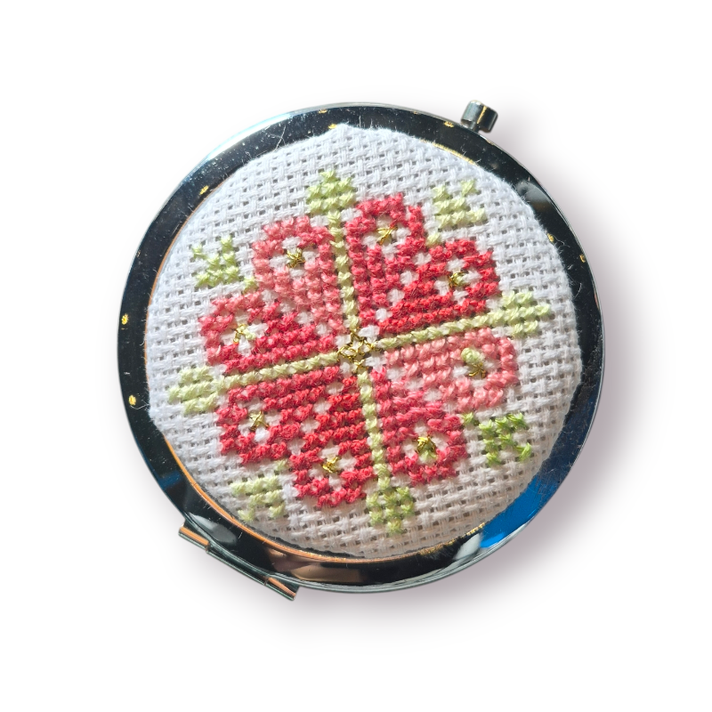 Tatreez Compact Mirror