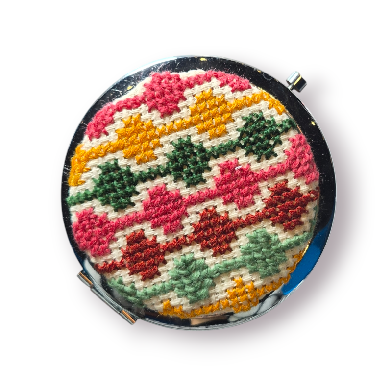 Tatreez Compact Mirror