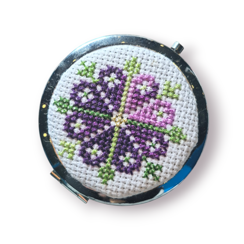 Tatreez Compact Mirror