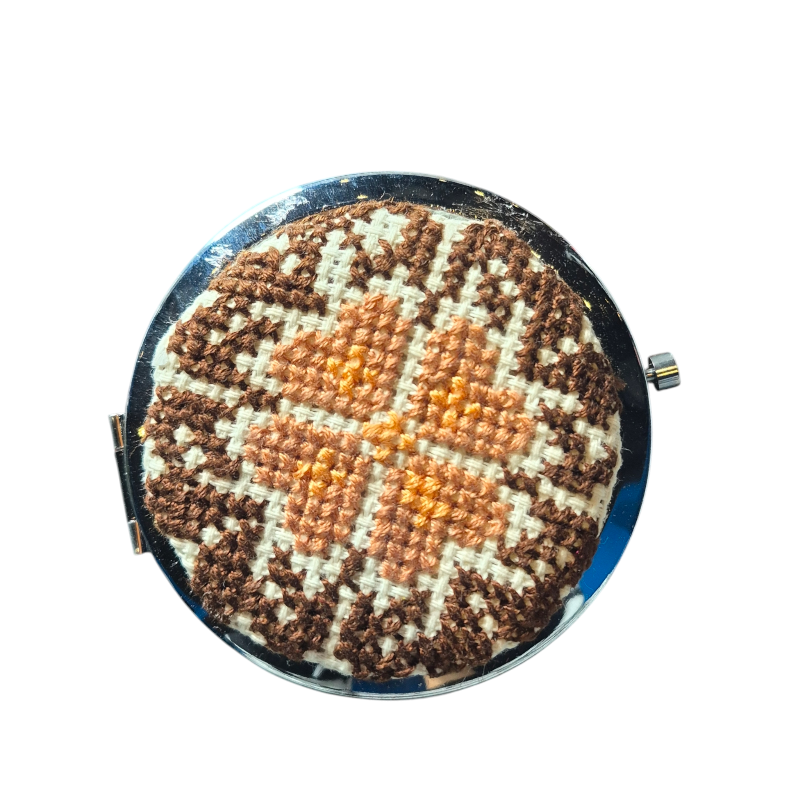 Tatreez Compact Mirror