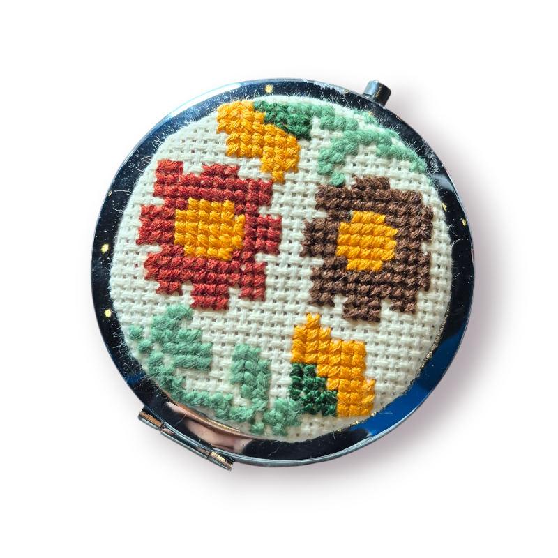 Tatreez Compact Mirror