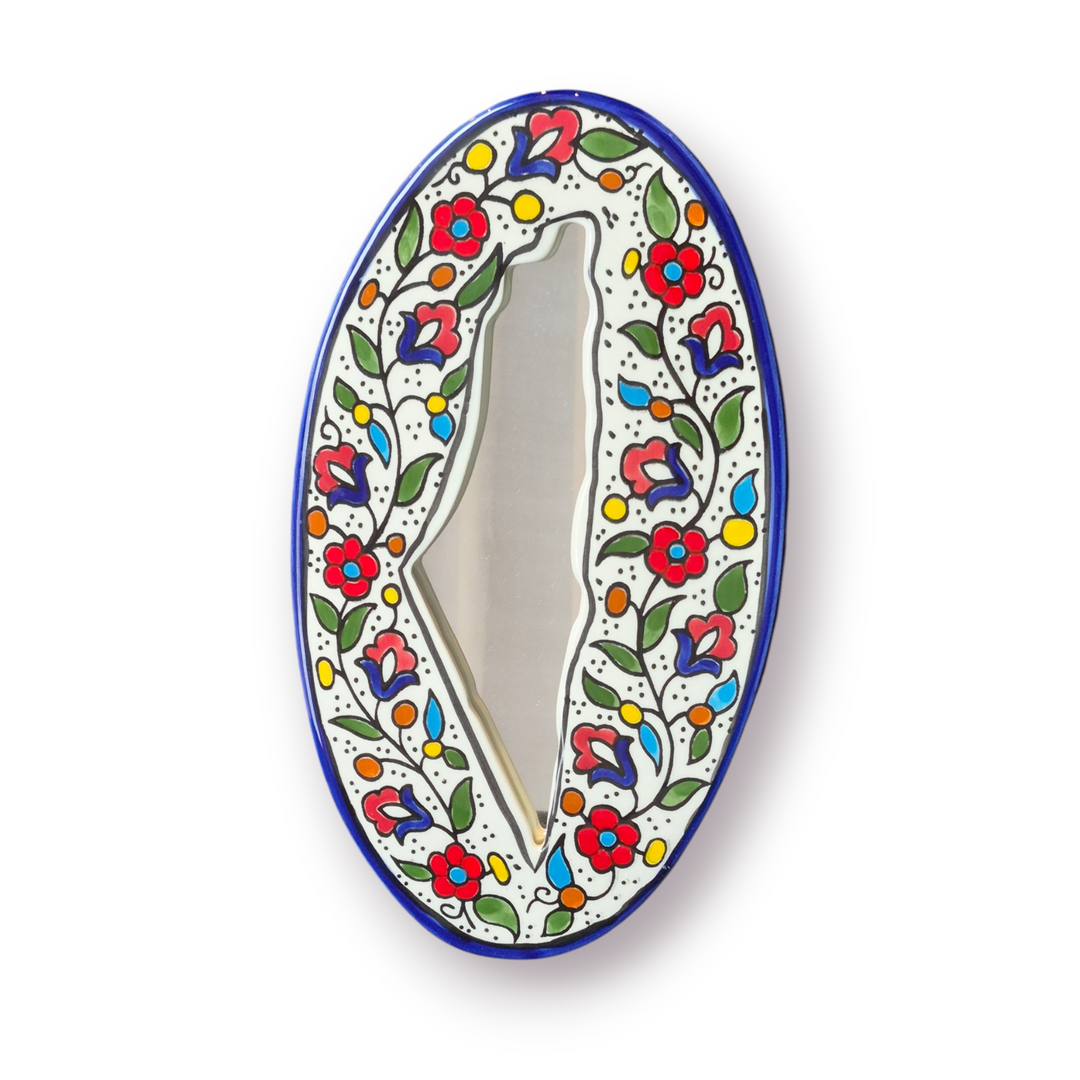 Palestine Map Mirror (Made in Palestine)