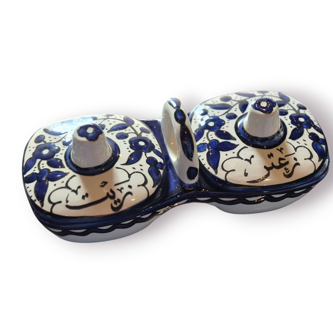 Zeit and Zaatar Server with lid (Made in Palestine)