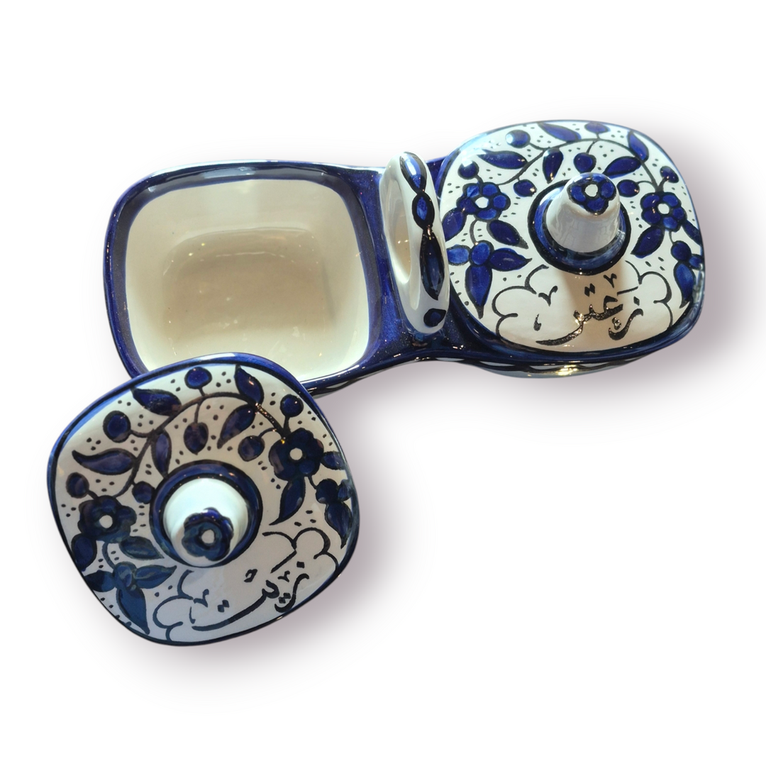 Zeit and Zaatar Server with lid (Made in Palestine)