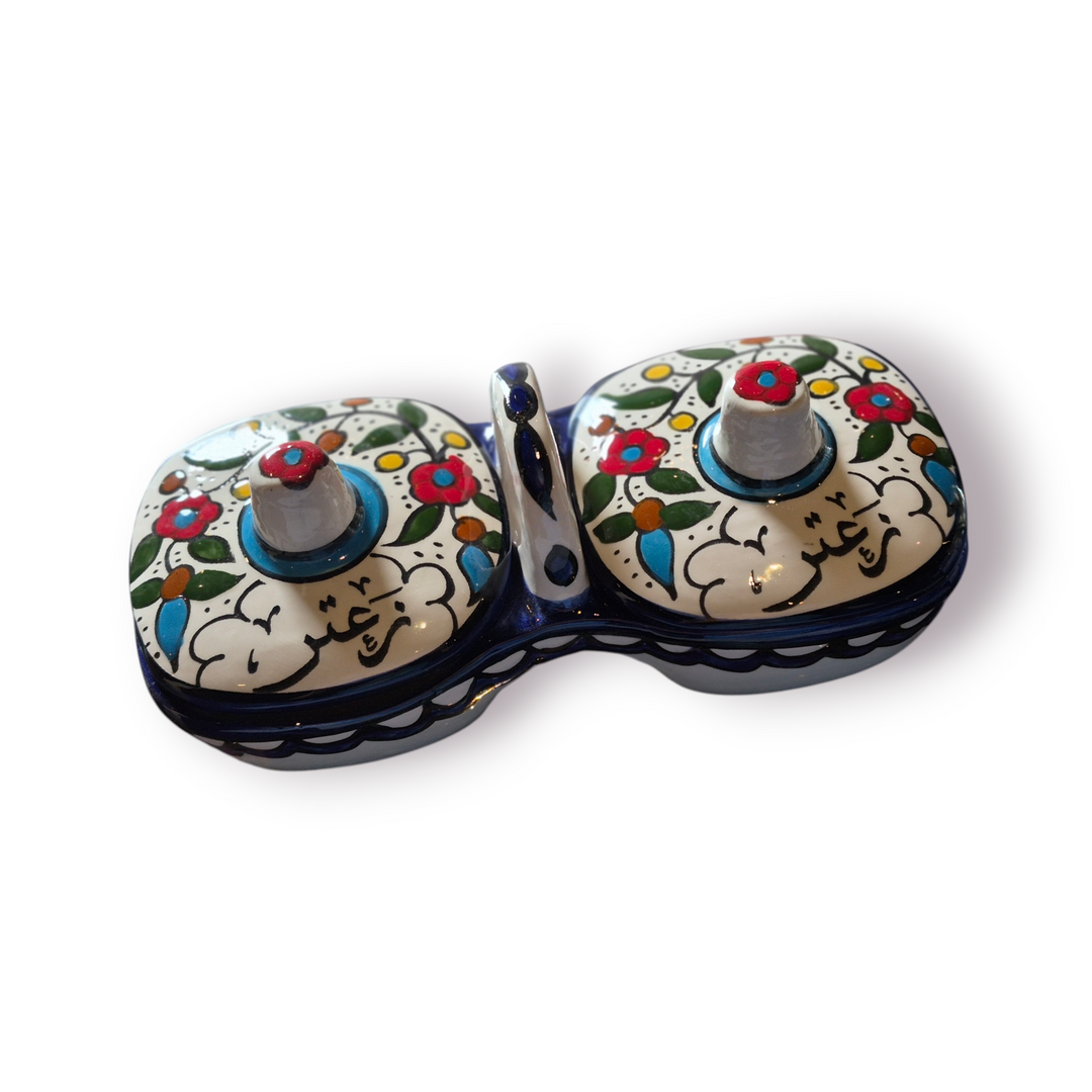 Zeit and Zaatar Server with lid (Made in Palestine) – Arab