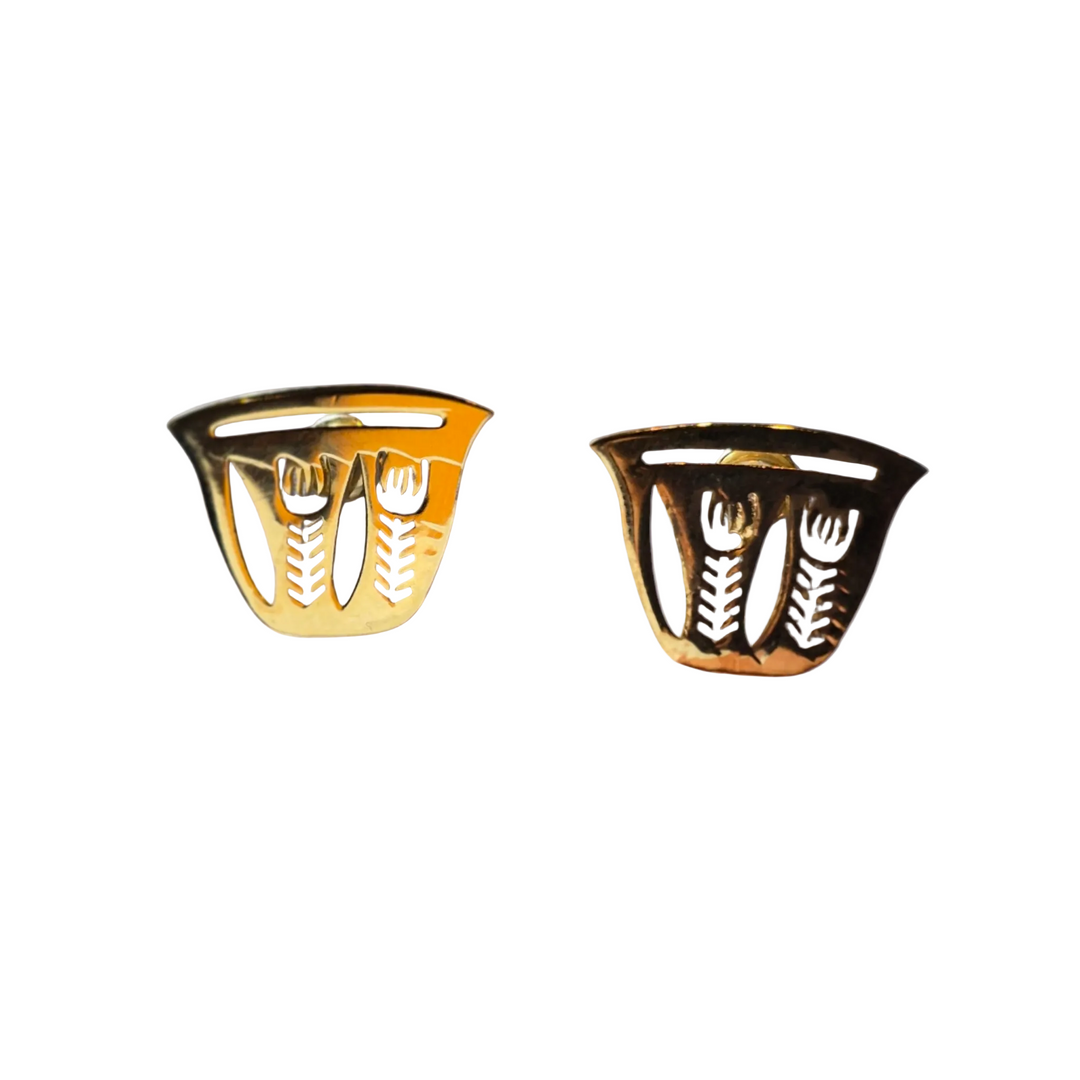 Gold-plated Finjan Earrings