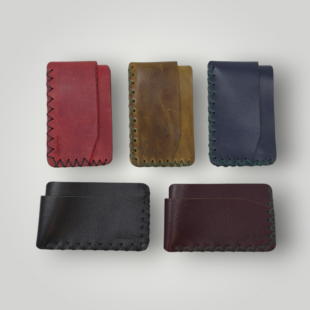 Horizontal Leather Card Holder