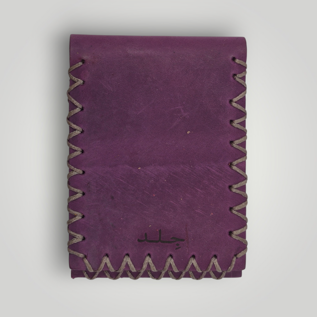 Bifold leather wallet