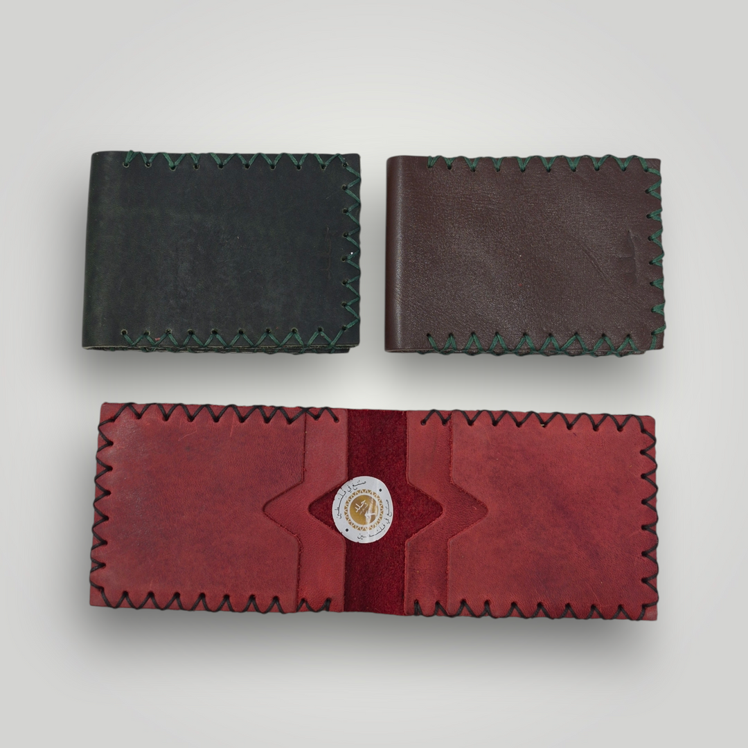 Bifold leather wallet