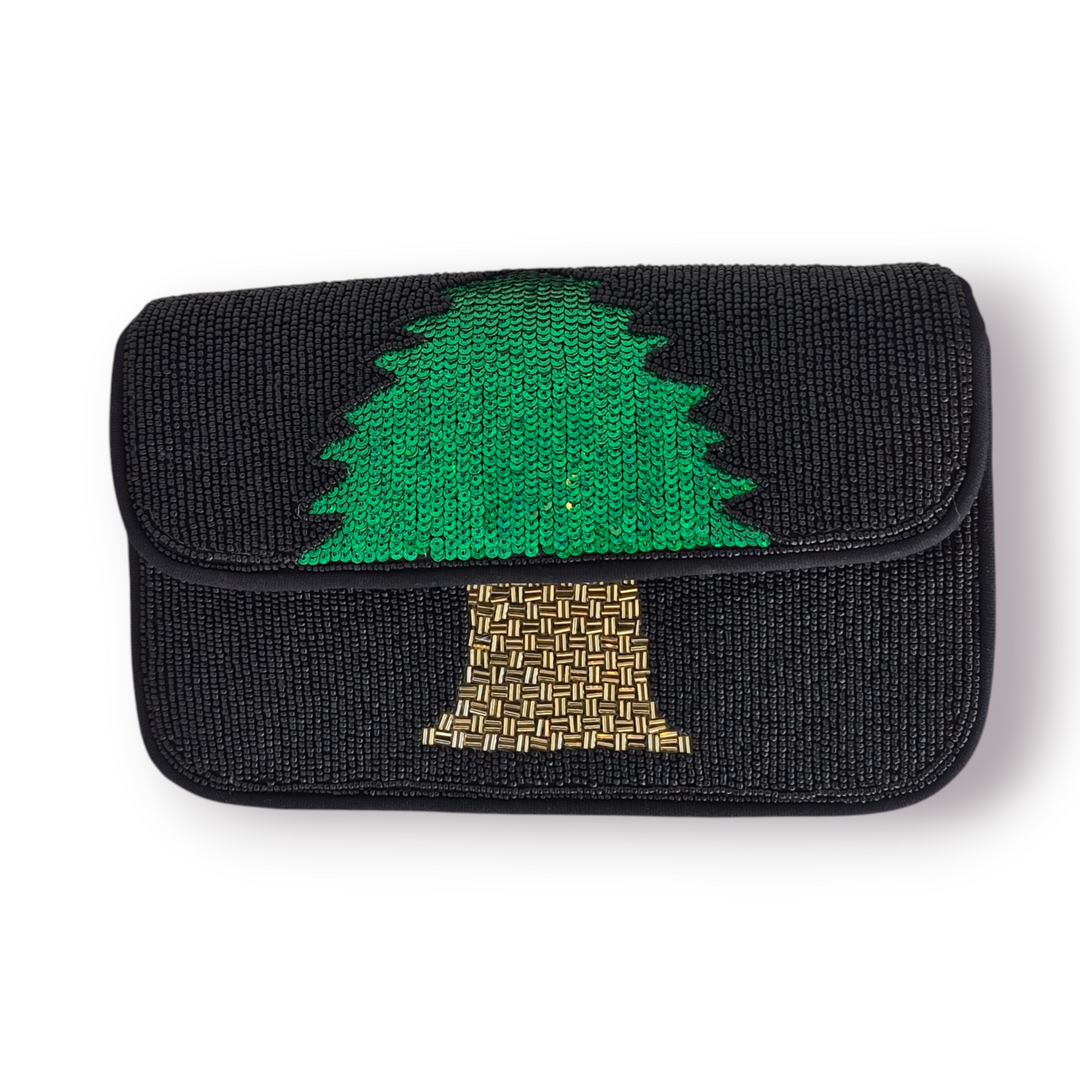 Large Beaded Shoulder Bag - Arze