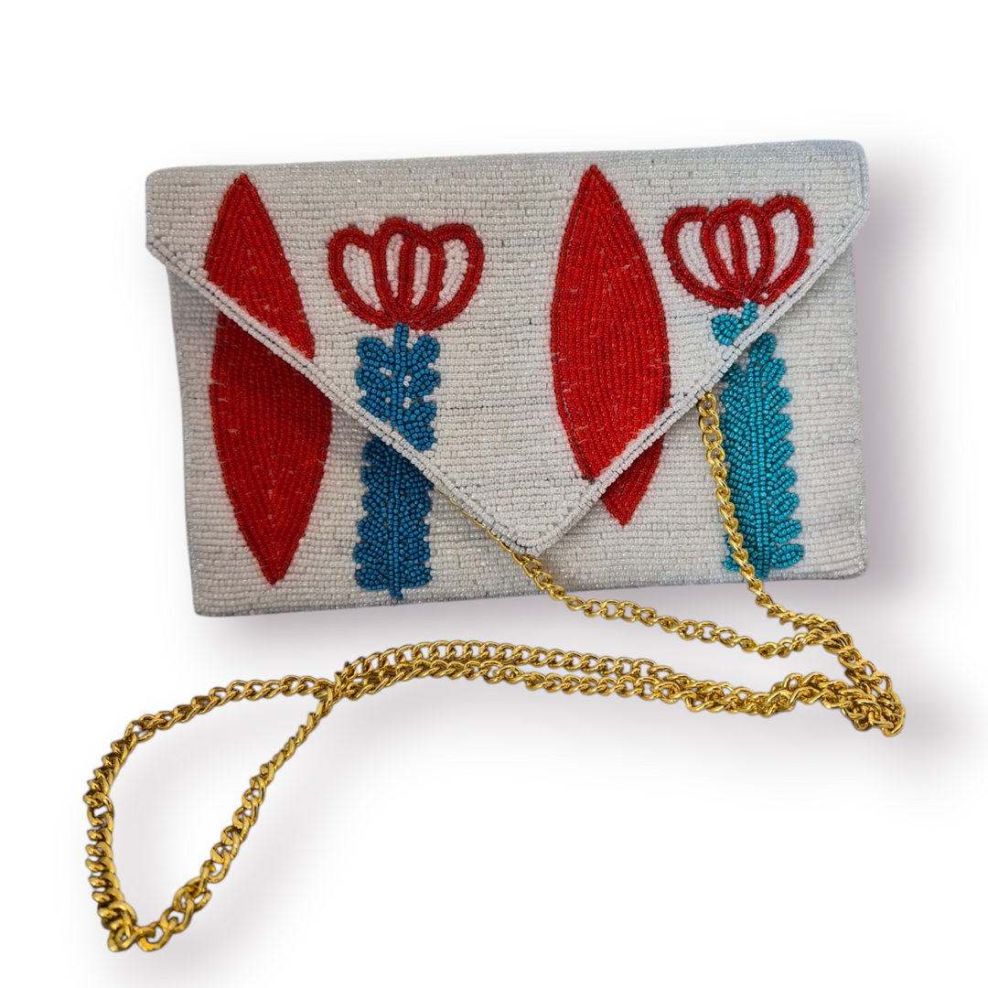 Beaded Finjan Envelope Clutch