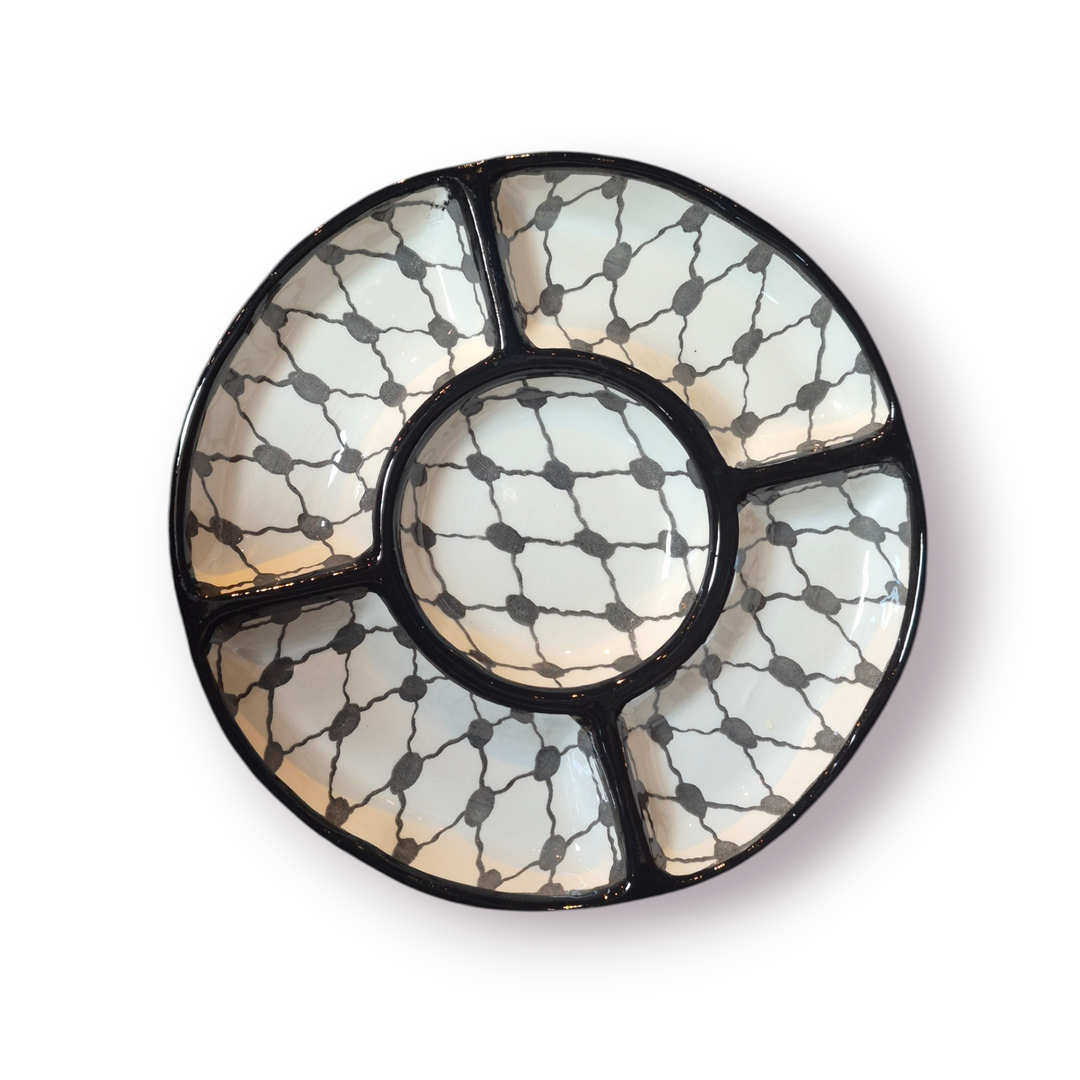 Small Sectioned Platter (Made in Palestine)