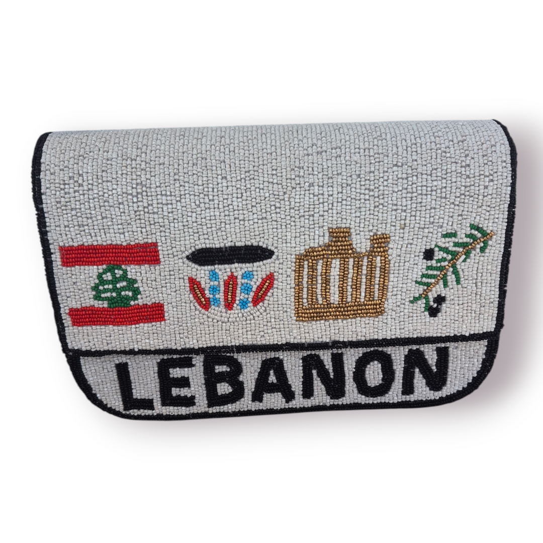 Large Beaded Shoulder bag - Lebanon