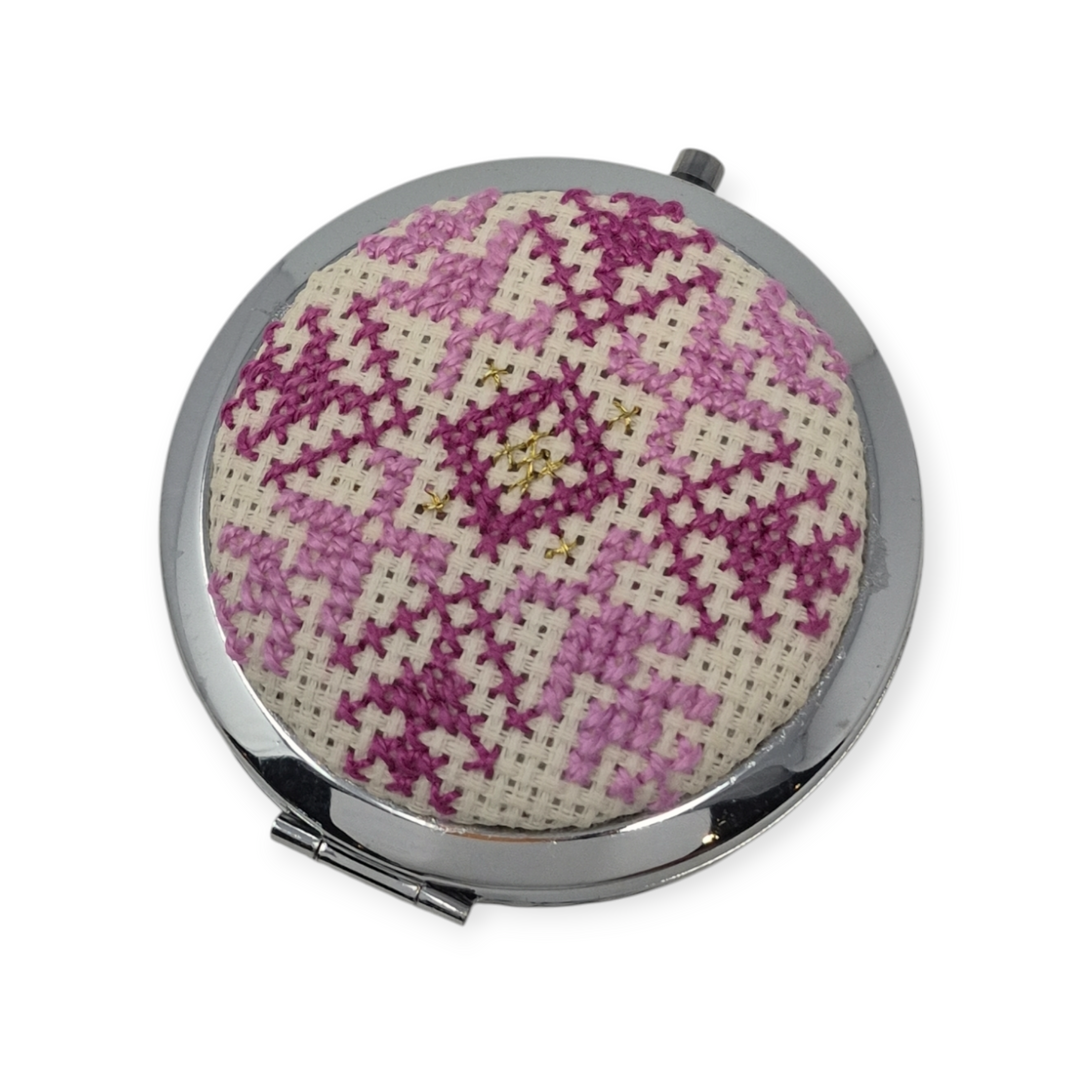 Tatreez Compact Mirror
