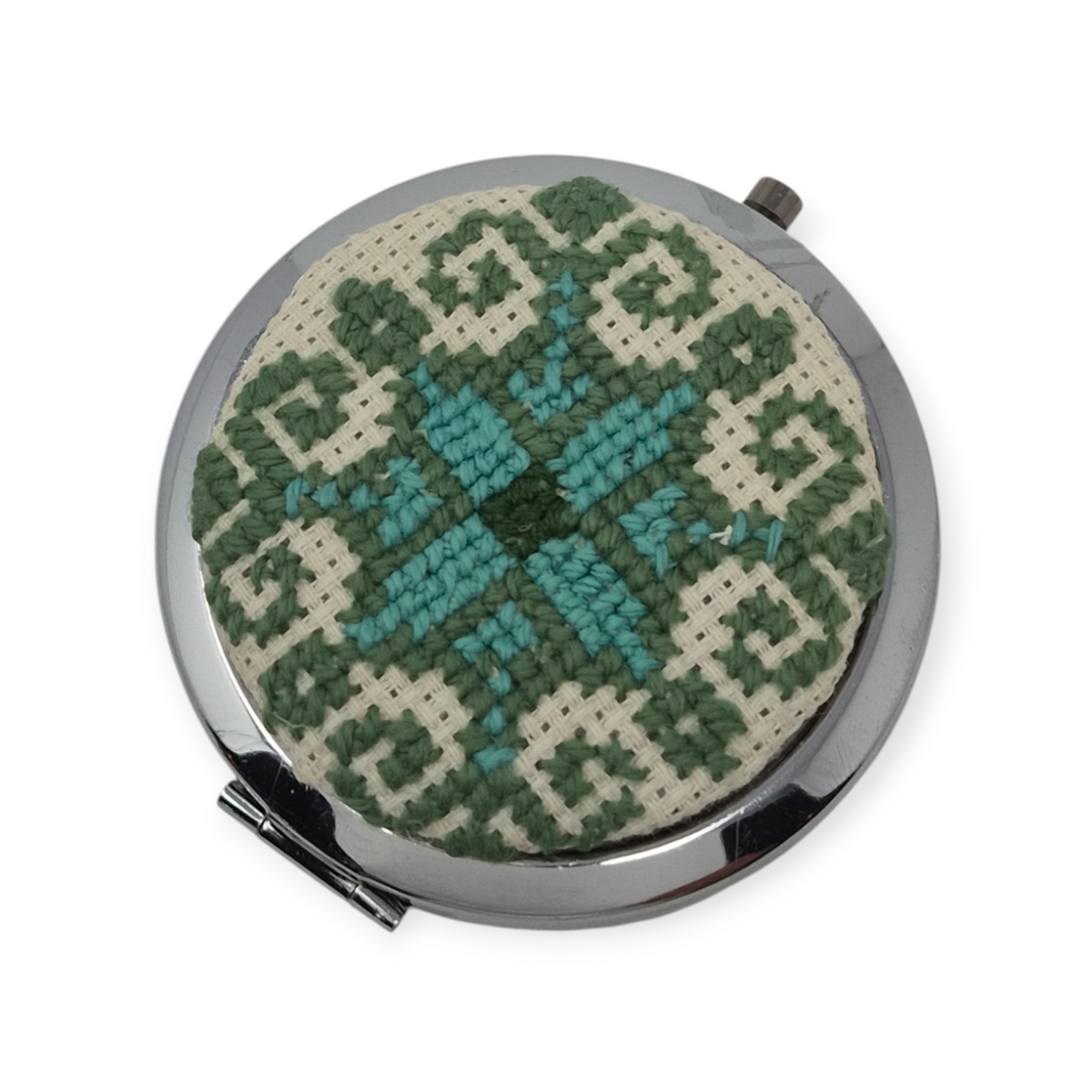 Tatreez Compact Mirror