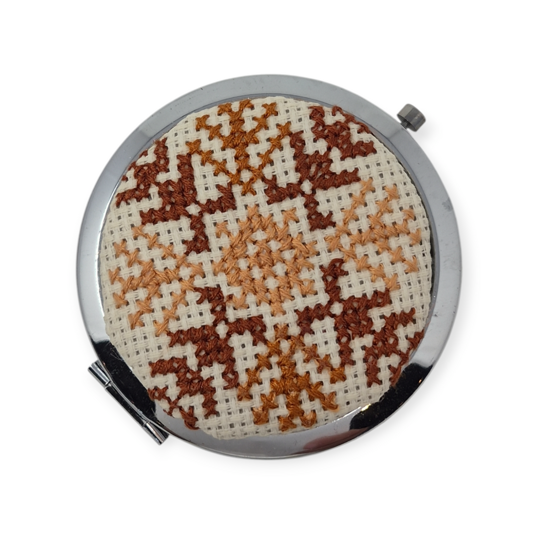 Tatreez Compact Mirror