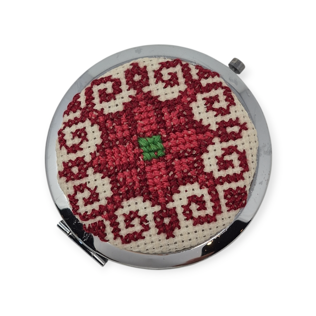 Tatreez Compact Mirror