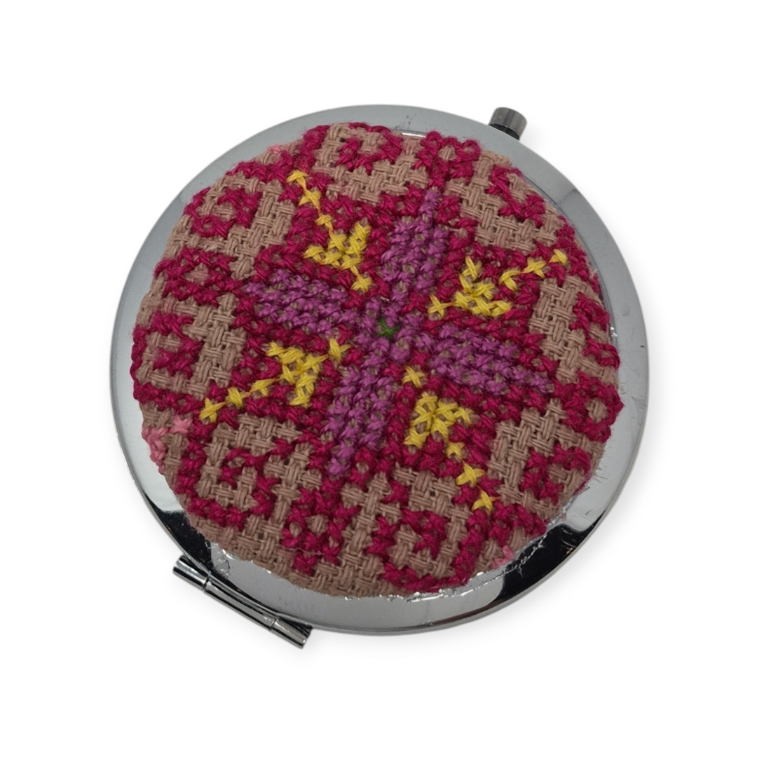 Tatreez Compact Mirror