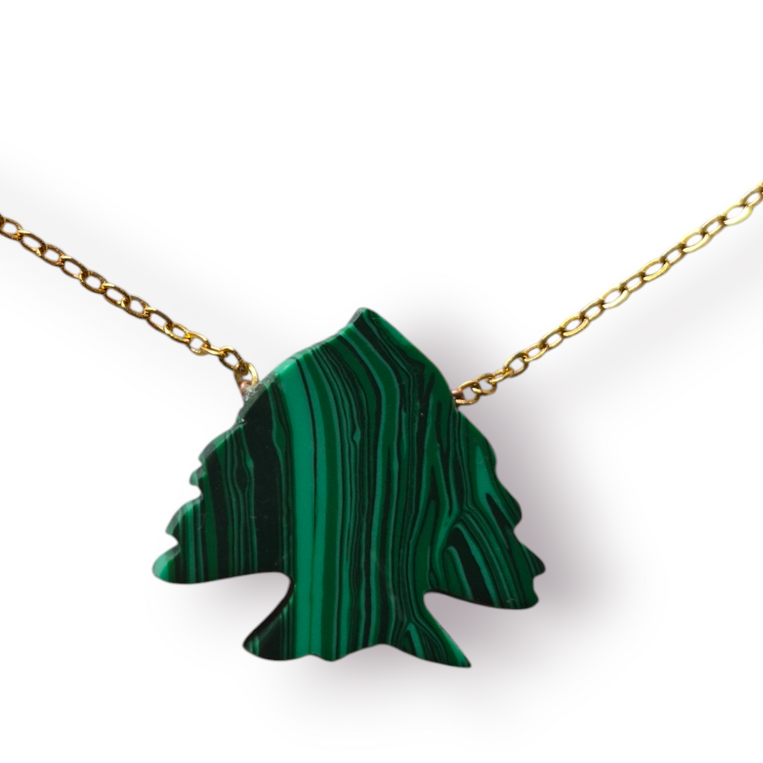 Cedar Tree Resin Necklace
