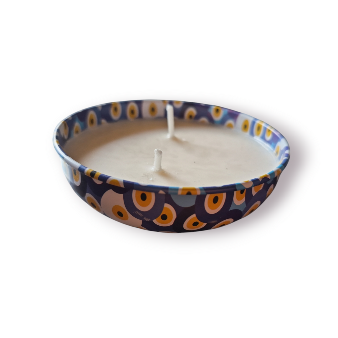 Evil Eye Tin Candles