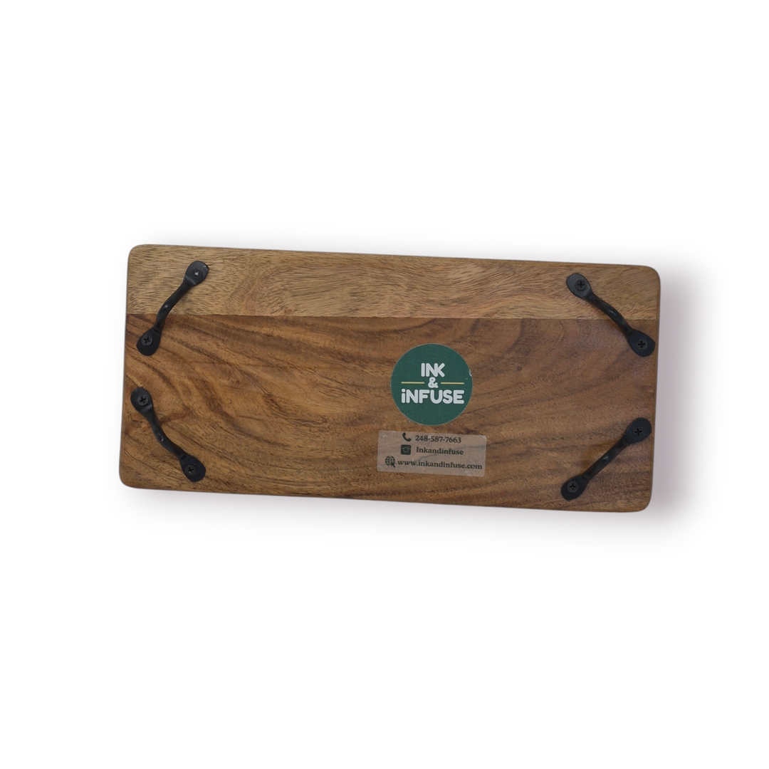 Ahlan wa Sahlan Wooden Platter