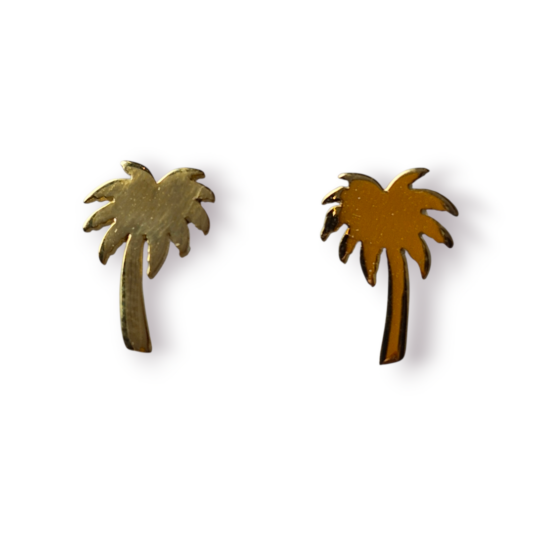 Small Palm Tree Earrings