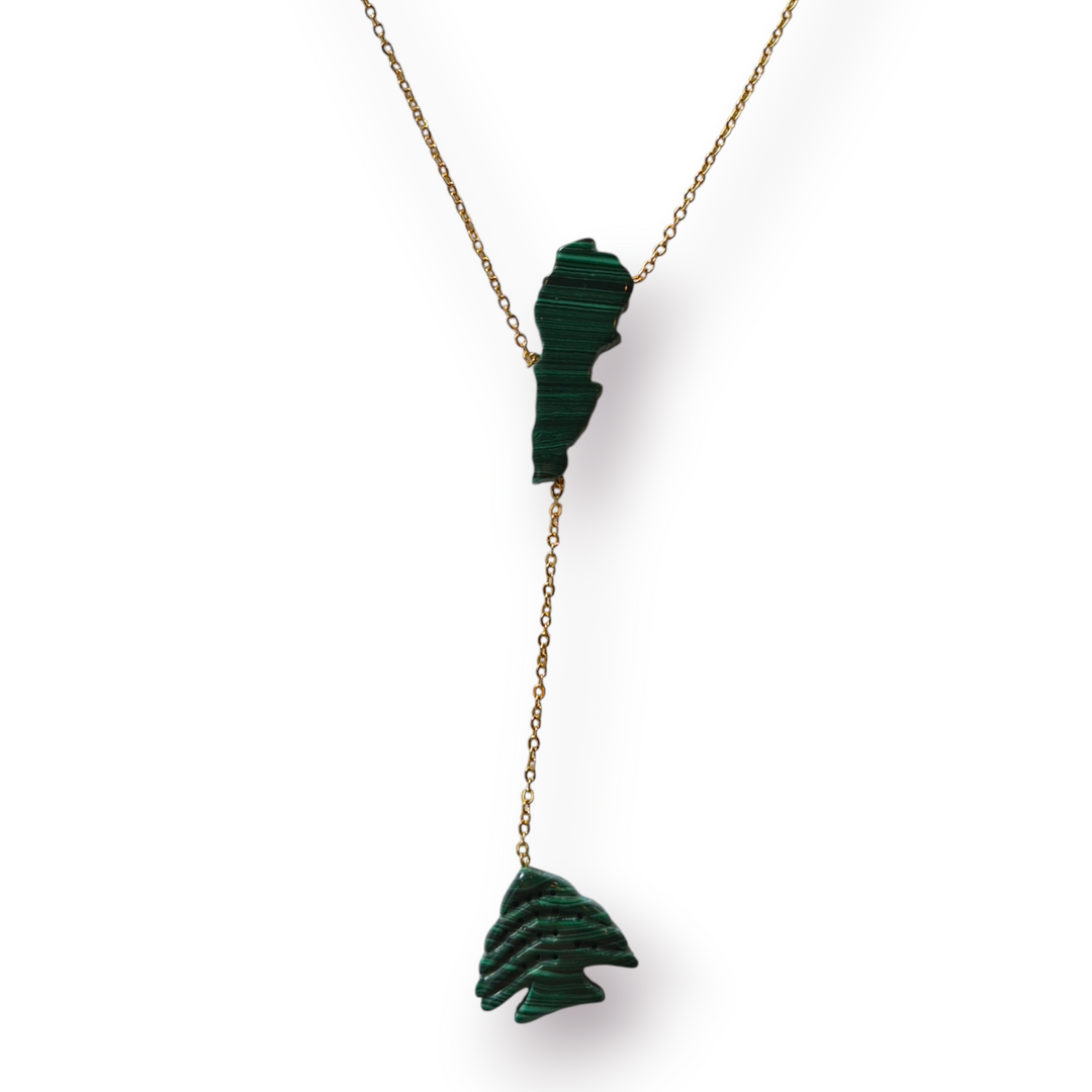 Green Resin Lebanon Necklace
