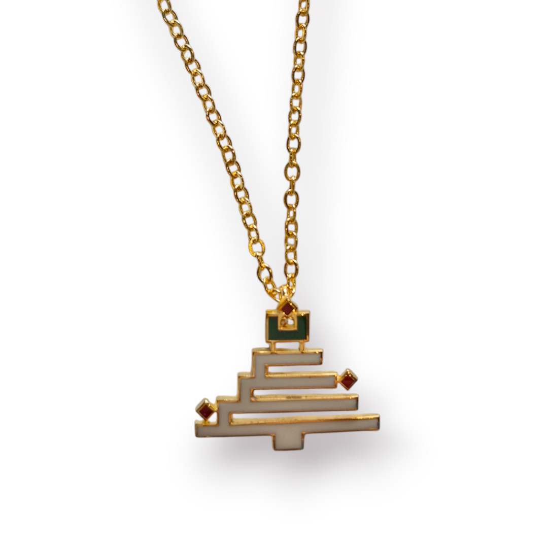 Lebanon Arze Enamel Necklace