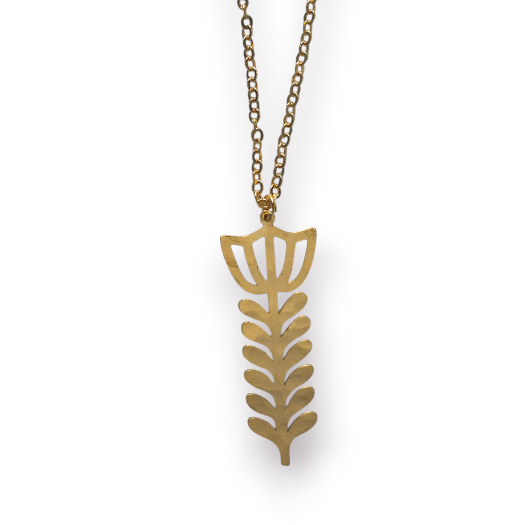 Long Finjan Motif Necklace