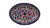 Made in Palestine - Floral Oval Platter