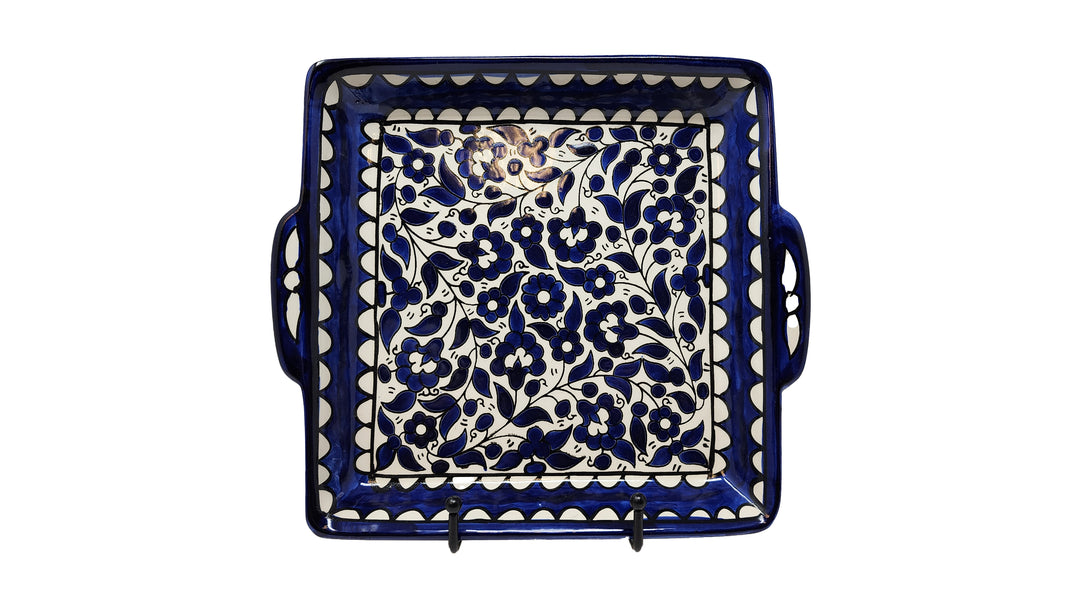 Square Platter with handles (Made in Palestine)