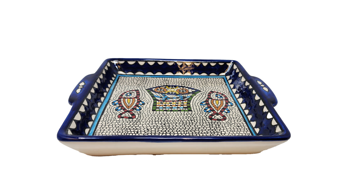 Square Platter with handles (Made in Palestine)