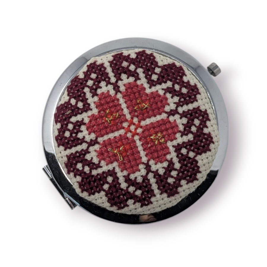 Tatreez Compact Mirror