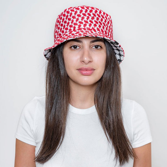 Reversible Keffiyeh Bucket Hats