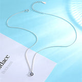 Mena Jewelry Co - Sterling Silver Small Eye Necklace