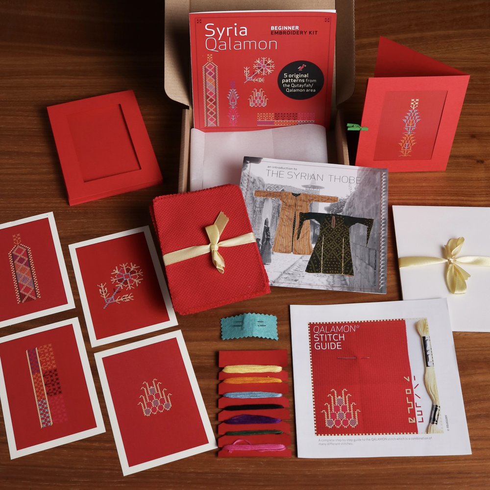Folkglory Syria: Qalamun Embroidery Kit