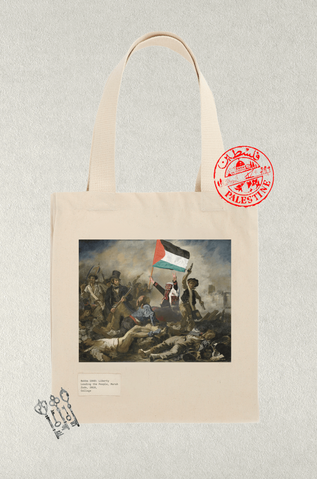 Mistica World - Nakba Liberty Tote Bag