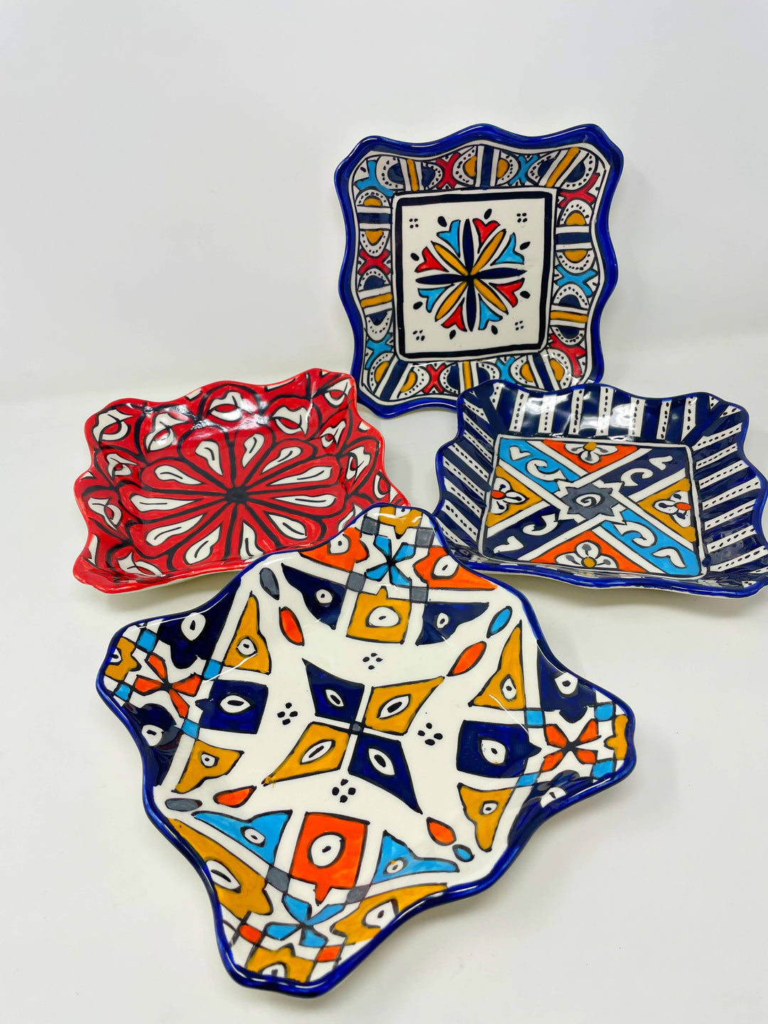 Square Fez Serving Plate (Large)