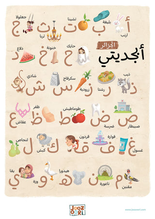 My Country Arabic Alphabet Posters