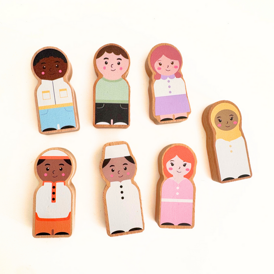 Wooden Toy Bus
