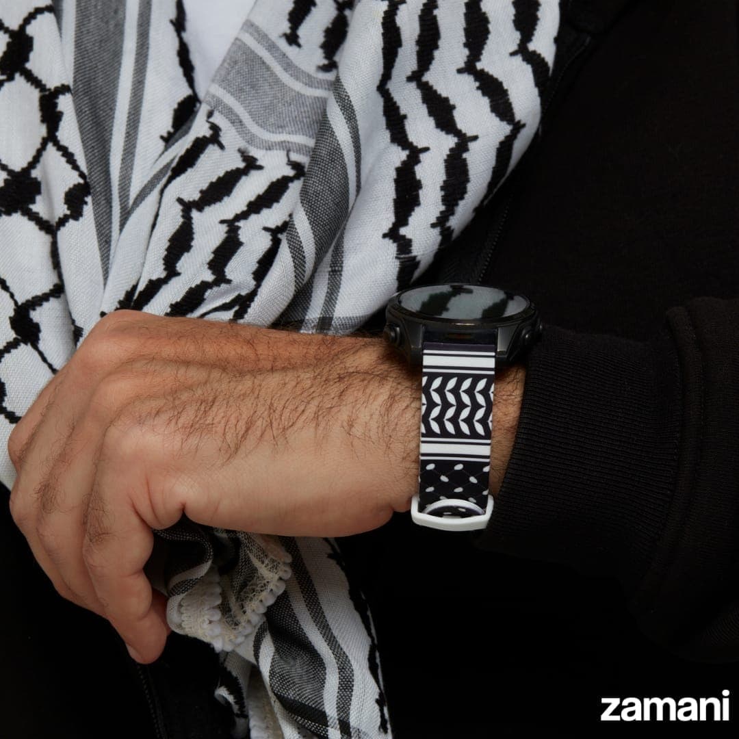 Black Keffiyeh Watch Band