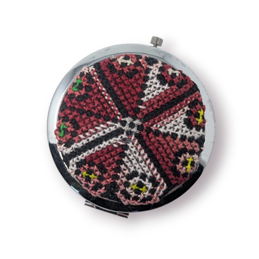 Tatreez Compact Mirror