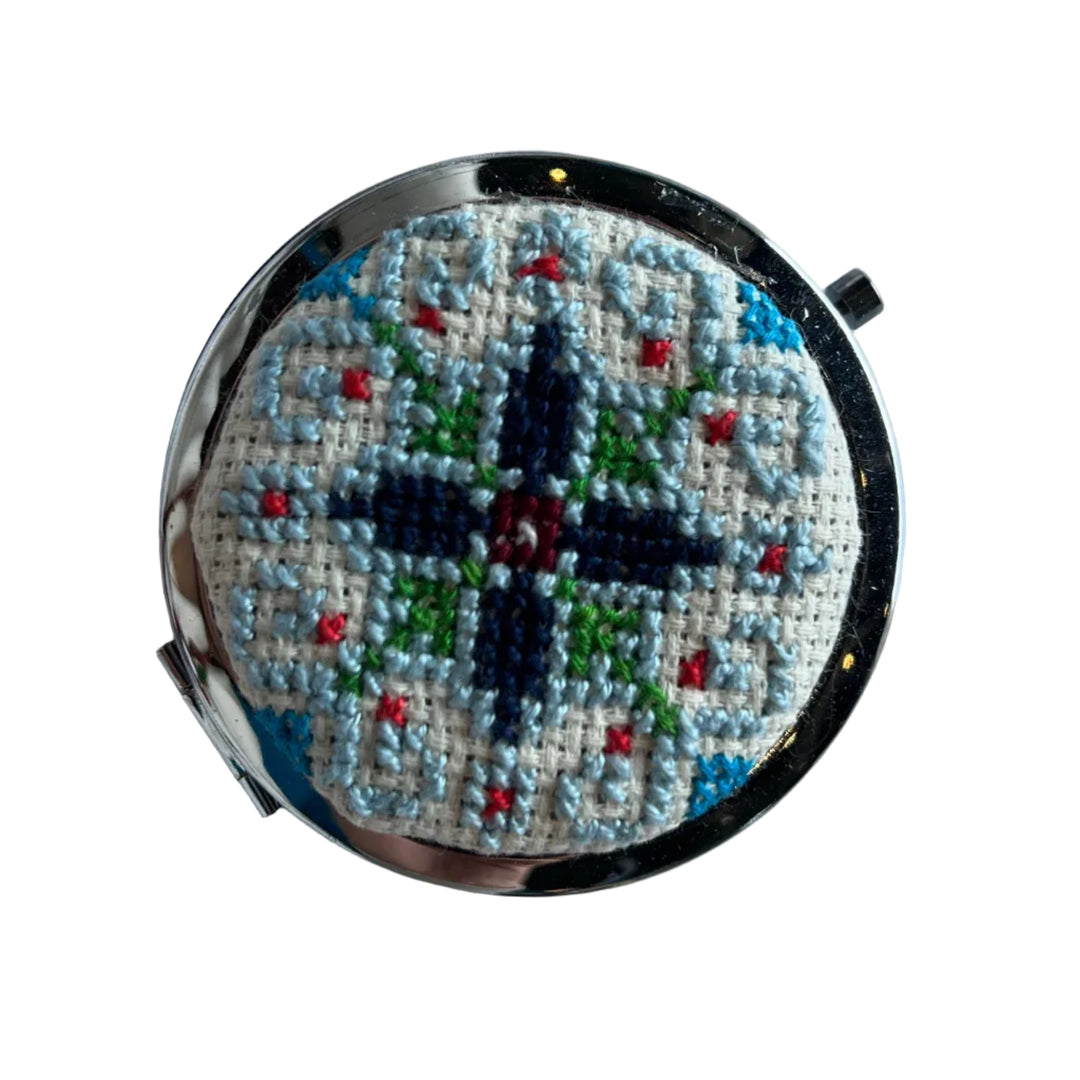 Tatreez Compact Mirror