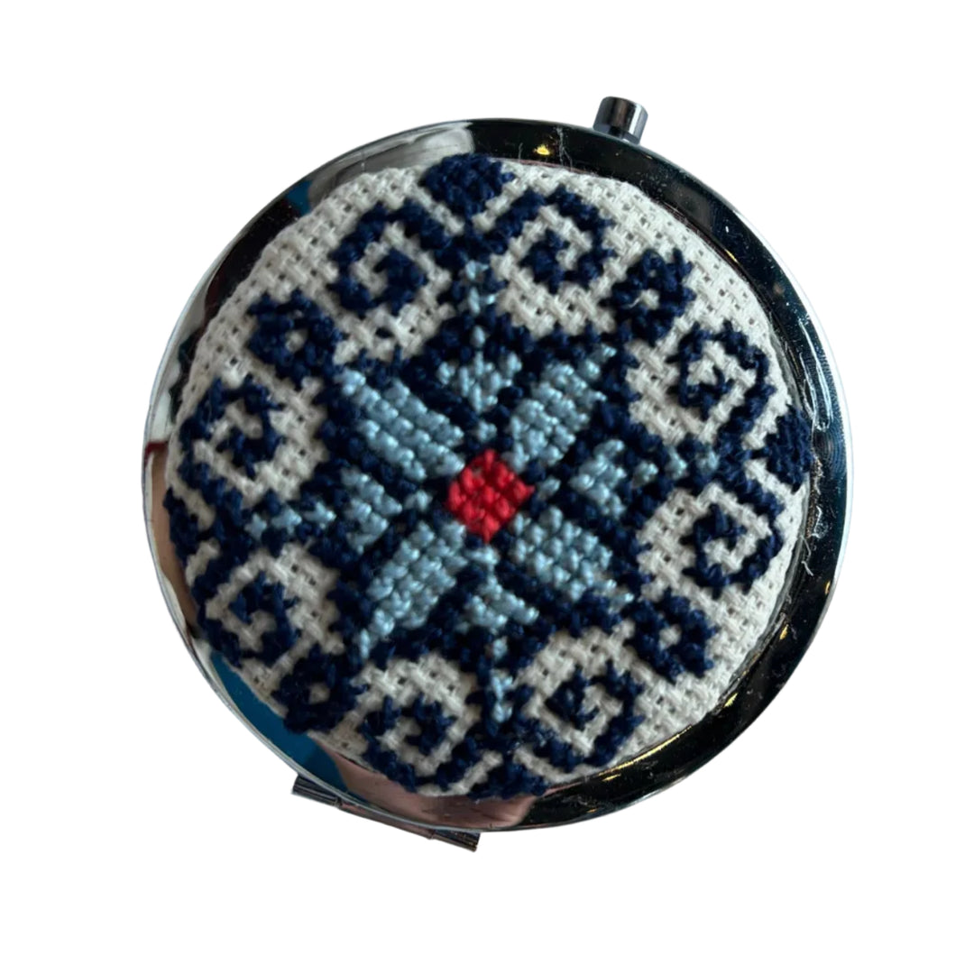 Tatreez Compact Mirror