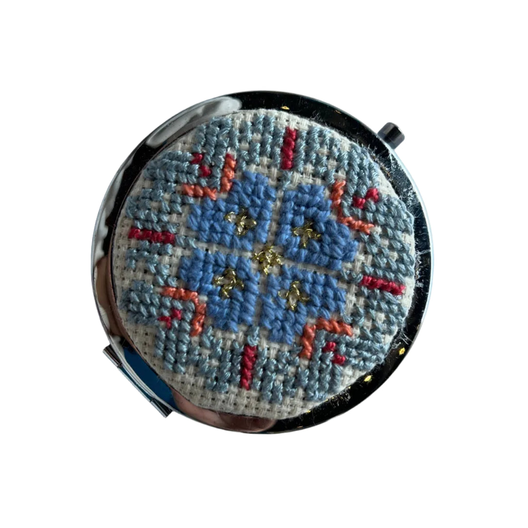 Tatreez Compact Mirror