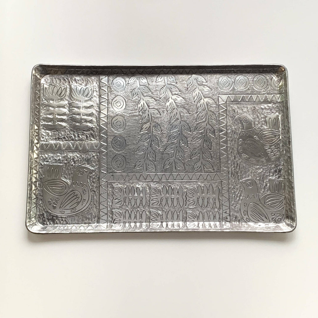 Pigeon Decorative Tray - Rectangular