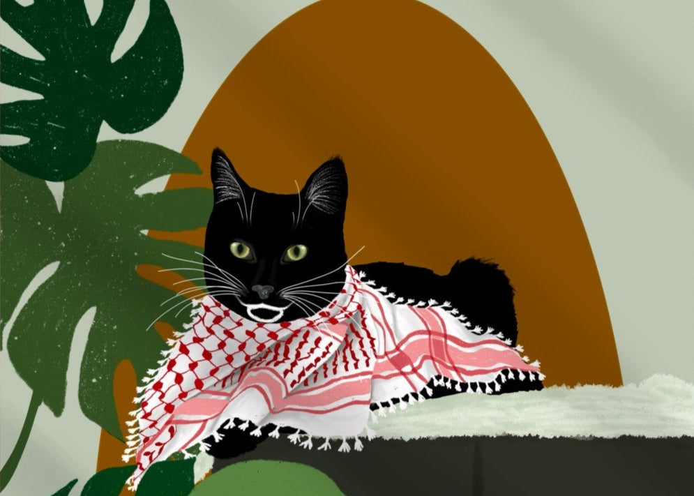 FROMRURU Cat Art Prints